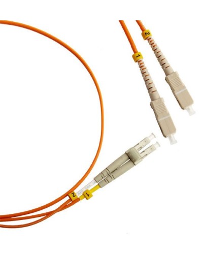 FC-D2-50-LC/PR-SC/PR-H-3M-LSZH-OR. Патч-корд волоконно-оптический LC-SC. Hyperline в Раменском
