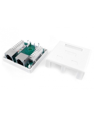 SB1-2-8P8C-C6-SH-WH. Розетка RJ-45. Hyperline в Раменском