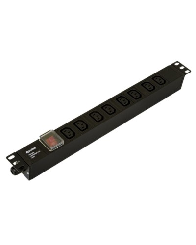 SHE19-8IEC-S-CB. Блок розеток 19. Hyperline в Раменском