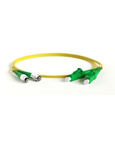FC-D2-9-FC/AR-LC/AR-H-1M-LSZH-YL. Патч-корд волоконно-оптический FC-LC. Hyperline в Раменском