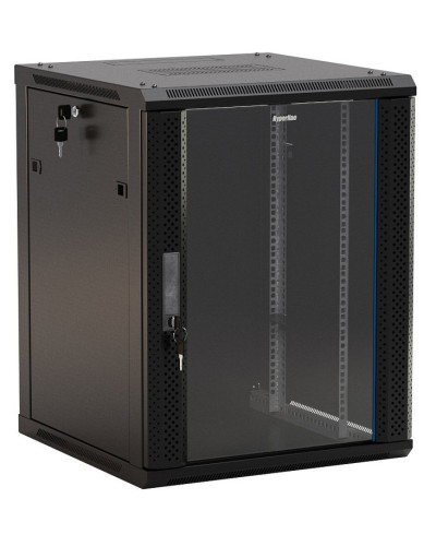 TWB-1266-GP-RAL9004. Шкаф телекоммуникационный 19 настенный 12U. Hyperline в Раменском