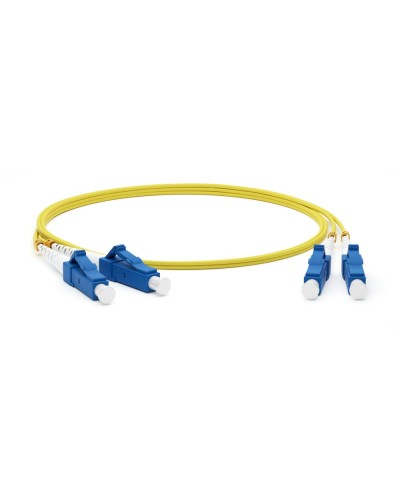 FC-D2-9-LC/UR-LC/UR-H-15M-LSZH-YL. Патч-корд волоконно-оптический одномодовый. Hyperline в Раменском