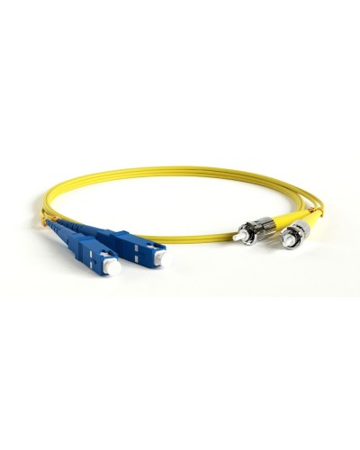 FC-D2-9-SC/UR-ST/UR-H-1M-LSZH-YL. Патч-корд волоконно-оптический ST-SC. Hyperline в Раменском