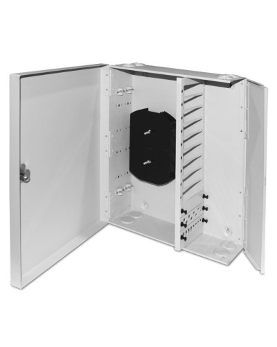 FO-WBX-12xSLT-W140H42-96UN-GY. Кросс оптический настенный. Hyperline в Раменском