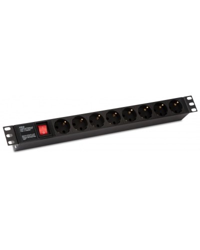 SHE19-8SH-S-IEC. Блок розеток 19. Hyperline в Раменском