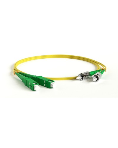 FC-D2-9-SC/AR-ST/AR-H-1M-LSZH-YL. Патч-корд волоконно-оптический ST-SC. Hyperline в Раменском
