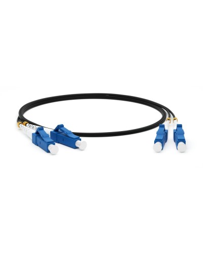 FC-D2-9-LC/UR-LC/UR-H-25M-LSZH-BK. Патч-корд волоконно-оптический одномодовый. Hyperline в Раменском
