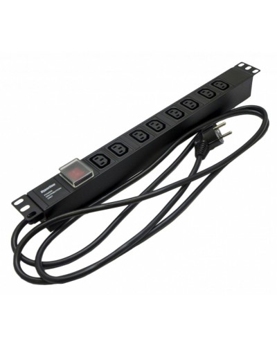 SHE19-8IEC-S-2.5EU. Блок розеток 19. Hyperline в Раменском