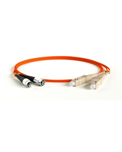 FC-D2-50-FC/PR-SC/PR-H-1M-LSZH-OR. Патч-корд волоконно-оптический SC-FC. Hyperline в Раменском