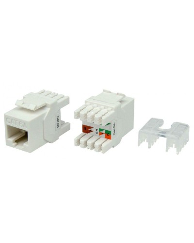 KJ8-8P8C-C6A-180-WH. Вставка Keystone Jack RJ-45. Hyperline в Раменском