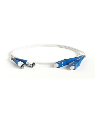FC-D2-9A1-FC/UR-SC/UR-H-1M-LSZH-WH. Патч-корд волоконно-оптический SC-FC. Hyperline в Раменском