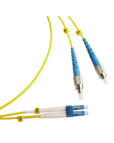 FC-D2-9-FC/UR-LC/UR-H-3M-LSZH-YL. Патч-корд волоконно-оптический FC/UPC-LC/UPC. Hyperline в Раменском