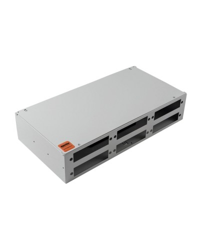 FO-19R-2U-6xSLT-W140H42-48UN-GY. Кросс оптический 19. Hyperline в Раменском