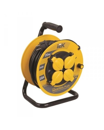 УК30 4 места 30м (WKP15-16-04-30-44). Удлинитель на катушке Industrial plus. IEK в Раменском