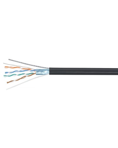 GENERICA F/UTP кат. 5E 100МГц 4 пары LDPE OUTDOOR трос 1,2мм черный (BC3-C5E04-359-305-G). Кабель «витая пара» (LAN) для структурированных систем связи. IEK в Раменском