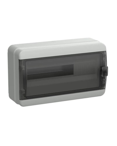 Корпус пластиковый КМПн-18 IP65 TEKFOR (TF5-KP72-N-18-65-K03-K02). Корпус модульный пластиковый черная прозрачная дверь. IEK в Раменском