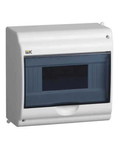 Корпус пластиковый КМПн 2/9-1 IP31 белый KREPTA 3 (MKP42-N-09-31-01). Щиток модульный с прозрачной дверцей, настенный. IEK в Раменском