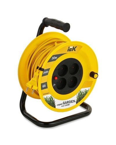 УК30 4 места, 30м (WKP23-06-04-30). Удлинитель на катушке Garden. IEK в Раменском