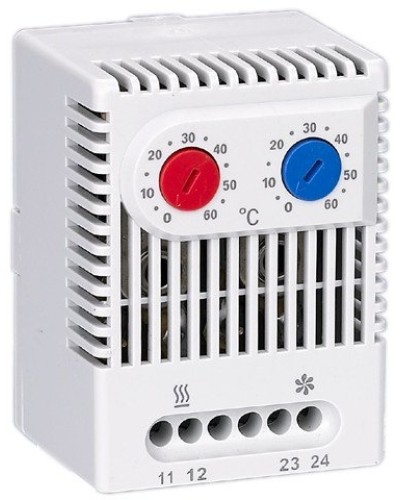 Термостат двухканальный от 0 до +60°C NO+NC (YCE-DTNO-NC-60). Термостат двухканальный. IEK в Раменском