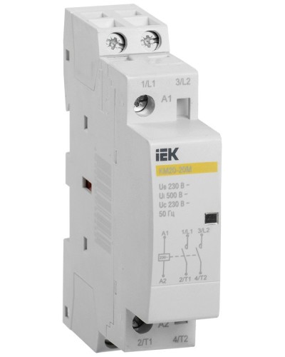 Контактор модульный КМ20-20М AC (MKK11-20-20). Контактор модульный. IEK в Раменском