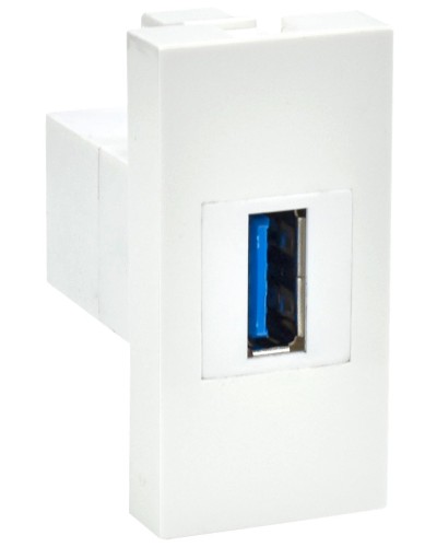 Розетка USB A 3.0 PRIMER РКЮ-10-00-П белый IEK (PR-KK40D-RU-0-1-A3-K01). Розетка USB. IEK в Раменском
