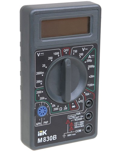 Мультиметр цифровой Universal M830B (TMD-2B-830). Мультиметр цифровой. IEK в Раменском