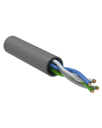 GENERICA U/UTP 5E 24AWG 2PR PVC серый (BC1-C5E02-111-100-R-G). Кабель «витая пара» (LAN) для структурированных систем связи. IEK в Раменском