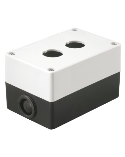 Корпус КП102 для кнопок 2 места белый (BKP10-2-K01). Корпус для кнопочных постов. IEK в Раменском
