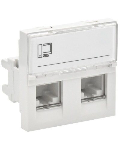 Розетка RJ45 кат.6 PRIMER РКИ-22-00-П-6 белый IEK (PR-KK40D-RI-0-2-2C06U-K01). Розетка RJ-45. IEK в Раменском