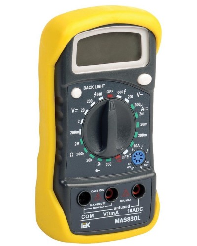 Мультиметр цифровой Master MAS830L (TMD-3L-830). Мультиметр цифровой. IEK в Раменском