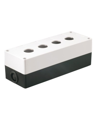 Корпус КП104 для кнопок 4 места белый (BKP10-4-K01). Корпус для кнопочных постов. IEK в Раменском