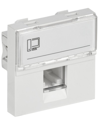 Розетка RJ45 кат.6 PRIMER РКИ-20-00-П-6 белый IEK (PR-KK40D-RI-0-2-1C06U-K01). Розетка RJ-45. IEK в Раменском