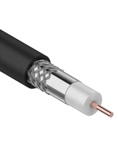 GENERICA RG11 CCS 75Ом FPE PVC черный (CC1-R1F1-119-300-G). Кабель коаксиальный омедненный. IEK в Раменском