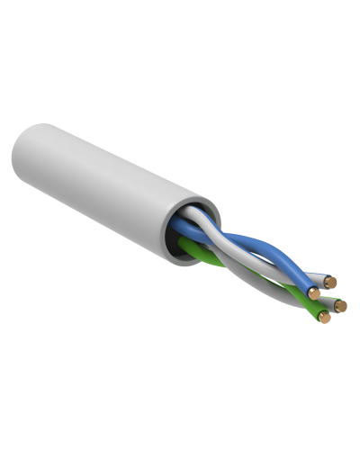 GENERICA U/UTP кат. 5E 24AWG 2 пары LSZH INDOOR белый (BC1-C5E02-128-305-G). Кабель «витая пара» (LAN) для структурированных систем связи. IEK в Раменском