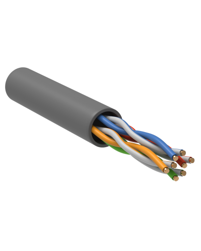 GENERICA U/UTP кат.5E 24AWG 4 пары LSZH серый (BC1-C5E04-121-305-R-G). Кабель «витая пара» (LAN) для структурированных систем связи. IEK в Раменском