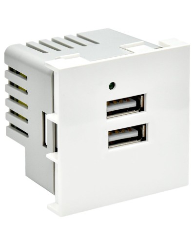 Розетка USB A+A 4,2А PRIMER РКЮ-23-40-П белый IEK PR-KK40D-RU-0-2-AA-K01). Розетка USB. IEK в Раменском