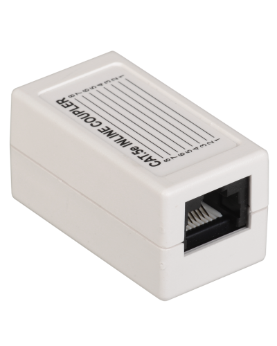 CS70-1C5EU. Проходной адаптер категория 5Е UTP тип RJ45-RJ45, белый. ITK в Раменском