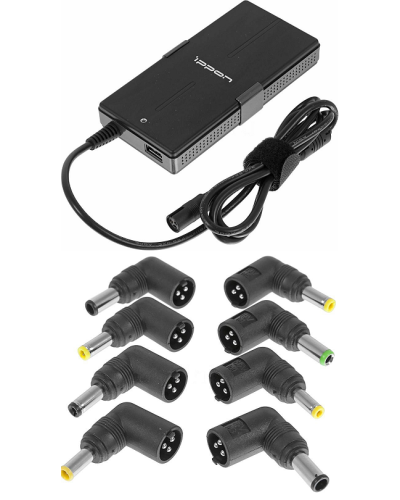 Блок питания Ippon S65U автоматический 65W 15V-19.5V 11-connectors 3.5A 1xUSB 2.1A, LED индикатор (651781). Блок питания. Ippon в Раменском