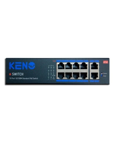 KN-SW802POE+. Коммутатор с питанием по PoE. KENO в Раменском