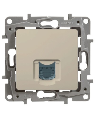 Розетка 5e, UTP, 1хRJ45, ETIKA, слоновая кость (672341). Розетка. LegranD в Раменском