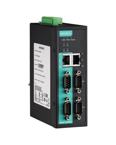 NPort IA5450A. 4-портовый усовершенствованный преобразователь. MOXA в Раменском