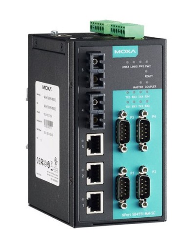 NPort S8455I-SS-SC. 4-портовый преобразователь. MOXA в Раменском