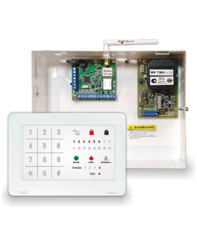 NV 1010c/8524. Устройство оконечное объектовое приемно-контрольное c GSM коммуникатором. NAVIgard в Раменском
