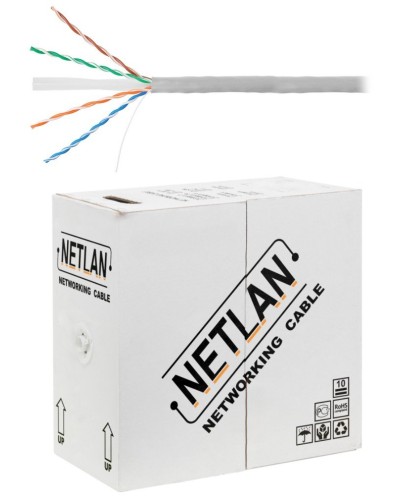 U/UTP 4pair, Cat6, Solid, In, PVC (EC-UU004-6-PVC-GY). Кабель «витая пара» (LAN) для структурированных систем связи. NETLAN в Раменском