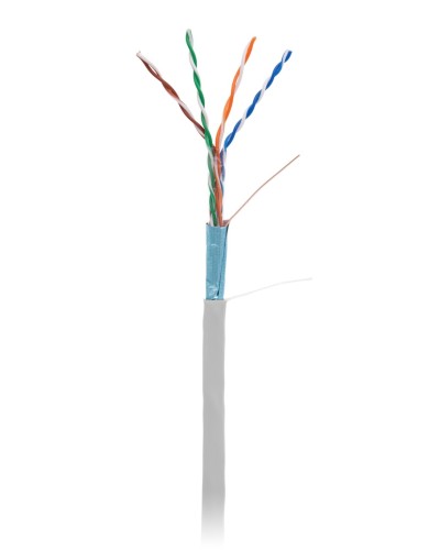 F/UTP 4pair, Cat5e, In,PVC (EC-UF004-5E-PVC-GY-1). Кабель «витая пара» (LAN) для структурированных систем связи. NETLAN в Раменском
