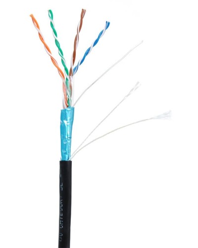 F/UTP 4pair, Cat5e, Out, PE (EC-UF004-5E-PE-BK-1). Кабель «витая пара» (LAN) для структурированных систем связи. NETLAN в Раменском