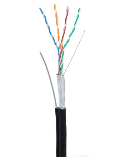 F/UTP 4pair, Cat5e, Out, Sw (EC-UF004-5E-PE-SW-BK). Кабель «витая пара» (LAN) для структурированных систем связи. NETLAN в Раменском