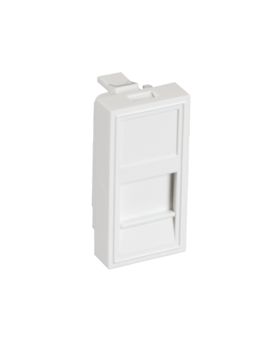 EC-IMH-1-WT-10 (10шт). Вставка 45x45 (Mosaic) для 1 модуля Keystone Jack. NETLAN в Раменском