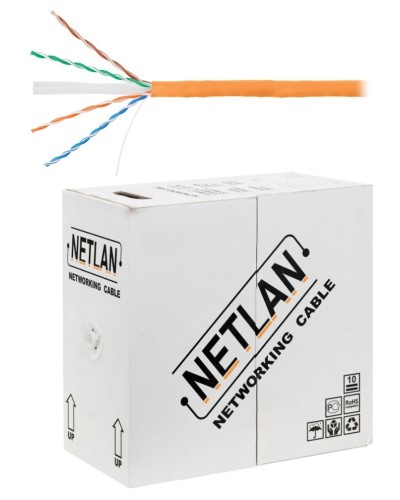 U/UTP 4pair, Cat6, Solid, In, LSZH (EC-UU004-6-LSZH-OR). Кабель «витая пара» (LAN) для структурированных систем связи. NETLAN в Раменском