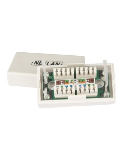 EC-UCB-IDC-UD2-WT-10 (10 шт). Проходной соединитель. NETLAN в Раменском
